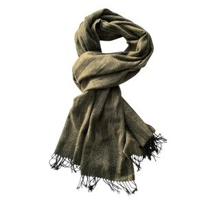 Guy Laroche Paris Fringe Scarf, Blanket Scarf, Wrap